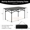Folding Outdoor Camping Table W/Carrying Bag - Black - Camping Table