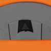 Camping Tent 4 Persons Gray and Orange - Grey