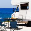 Folding Outdoor Camping Table W/Carrying Bag - Black - Camping Table