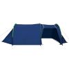 Camping Tent 4 Persons Navy Blue/Green - Blue