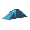 Camping Tent 6 Persons Blue and Light Blue - Blue