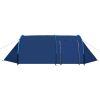 Waterproof Camping Tent 4 Persons Navy Blue/Light Blue - Blue