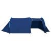 Waterproof Camping Tent 4 Persons Navy Blue/Light Blue - Blue