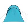 Camping Tent 6 Persons Blue and Light Blue - Blue