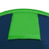 Camping Tent 4 Persons Navy Blue/Green - Blue
