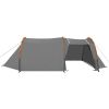 Camping Tent 4 Persons Gray and Orange - Grey
