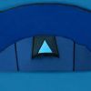 Waterproof Camping Tent 4 Persons Navy Blue/Light Blue - Blue