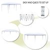 20''x10''(3 x 6m)  Home Use Outdoor Camping Waterproof Folding Tent with Carry Bag White XH - 20''x10''